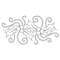 holly swirl border 002